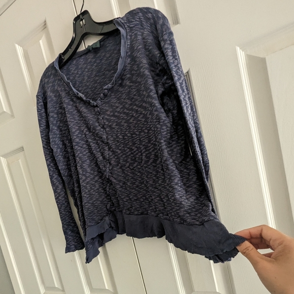 ANTHROPOLOGIE LEFT OF CENTER Long Sleeve Top - Picture 2 of 4